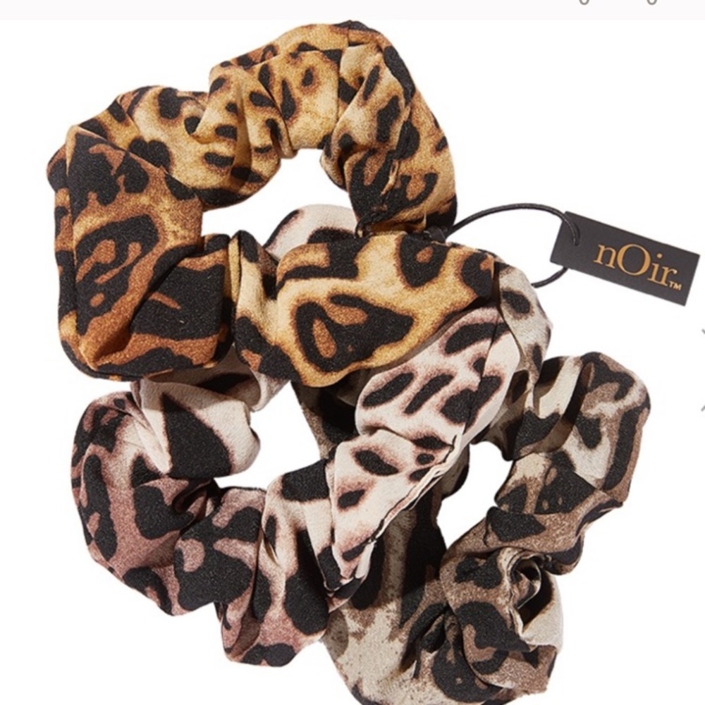 Leopard Scrunchies and Whish Lip Scrub BNIB